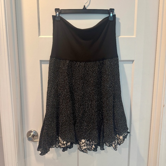 cabi Reversible Skirt, #466, Polka Dots and Bows, M, EUC - Picture 2 of 12